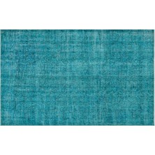 Apex Halı El Dokuması Vintage Yün-Pamuk Turkuaz Halı 32276 165 x 260 cm