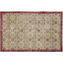 Apex Halı El Dokuması Vintage Yün-Pamuk Retro Halı 14797 200 x 320 cm