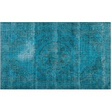 Apex Halı El Dokuması Vintage Yün-Pamuk Turkuaz Halı 24177 190 x 314 cm