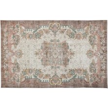 Apex Halı El Dokuması Vintage Yün-Pamuk Bej Halı 15771 177 x 290 cm