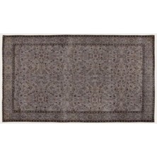 Apex Halı El Dokuması Vintage Yün-Pamuk Gri Halı 4485 171 x 300 cm