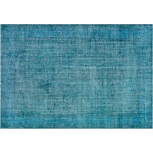 Apex Halı El Dokuması Vintage Yün-Pamuk Turkuaz Halı 29625 213 x 306 cm
