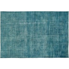 Apex Halı El Dokuması Vintage Yün-Pamuk Turkuaz Halı 12304 211 x 308 cm