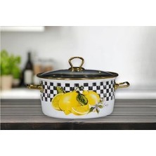 Lemon Emaye Kızartma Tenceresi 22 cm