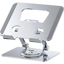 Notebook ve Laptop Uyumlu 360 Derece Dönen Stand, Ayarlanabilir Laptop Tutucu, Sağlam Tabanlı, Yüksekliği Ayarlanabilir Tutucu, Notebook Stant 747