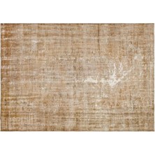 Apex Halı El Dokuması Vintage Yün-Pamuk Kahve Halı 35922 168 x 238 cm