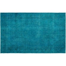 Apex Halı El Dokuması Vintage Yün-Pamuk Turkuaz Halı 19371 171 x 275 cm
