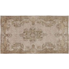 Apex Halı El Dokuması Vintage Yün-Pamuk Bej Halı 5248 174 x 313 cm