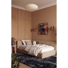 Apex Halı Yıkanabilir Yumuşak Peluş Post Shaggy Çocuk Odası Oturma Odası Salon Mutfak Halısı Vega Antrasit