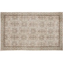Apex Halı El Dokuması Vintage Yün-Pamuk Bej Halı 6126 178 x 280 cm