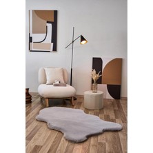 Apex Halı Yıkanabilir Yumuşak Peluş Post Shaggy Çocuk Odası Oturma Odası Salon Mutfak Halısı Palma Vizon