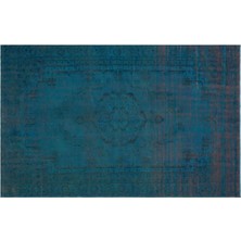 Apex Halı El Dokuması Vintage Yün-Pamuk Turkuaz Halı 28057 178 x 283 cm