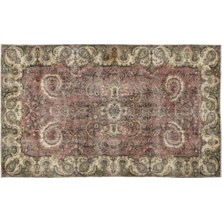 Apex Halı El Dokuması Vintage Yün-Pamuk Naturel Halı 13046 158 x 265 cm