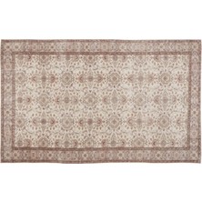 Apex Halı El Dokuması Vintage Yün-Pamuk Bej Halı 5931 166 x 270 cm