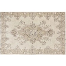 Apex Halı El Dokuması Vintage Yün-Pamuk Bej Halı 7424 205 x 312 cm