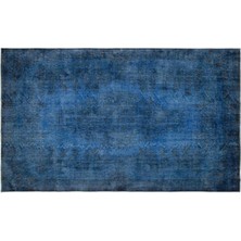Apex Halı El Dokuması Vintage Yün-Pamuk Mavi Halı 23503 179 x 297 cm