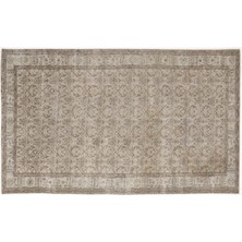 Apex Halı El Dokuması Vintage Yün-Pamuk Bej Halı 5883 170 x 281 cm