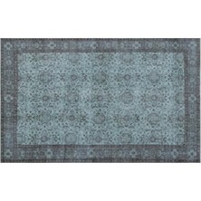 Apex Halı El Dokuması Vintage Yün-Pamuk Mavi Halı 26889 172 x 276 cm