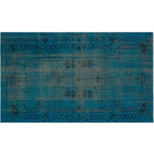Apex Halı El Dokuması Vintage Yün-Pamuk Turkuaz Halı 26840 150 x 249 cm