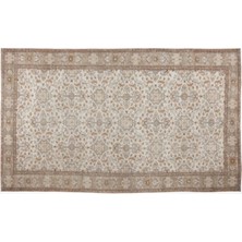 Apex Halı El Dokuması Vintage Yün-Pamuk Bej Halı 5994 164 x 277 cm