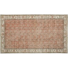 Apex Halı El Dokuması Vintage Yün-Pamuk Naturel Halı 17925 169 x 288 cm