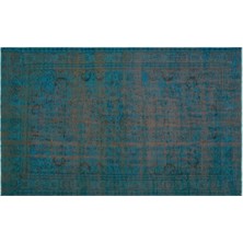 Apex Halı El Dokuması Vintage Yün-Pamuk Turkuaz Halı 29640 188 x 308 cm