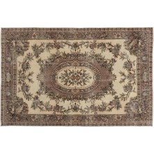 Apex Halı El Dokuması Vintage Yün-Pamuk Naturel Halı 9646 163 x 253 cm