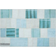Apex Halı El Dokuması Patchwork Vintage Yün-Pamuk Renkli Halı 25558 156 x 228