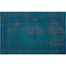 Apex Halı El Dokuması Vintage Yün-Pamuk Turkuaz Halı 27436 180 x 274 cm