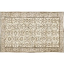 Apex Halı El Dokuması Vintage Yün-Pamuk Bej Halı 12463 194 x 310 cm