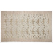 Apex Halı El Dokuması Vintage Yün-Pamuk Bej Halı 5848 187 x 315 cm