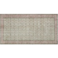 Apex Halı El Dokuması Vintage Yün-Pamuk Bej Halı 31061 153 x 280 cm