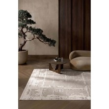 Apex Halı Viskon Makine Halısı Modern Salon Halısı ve Yatak Odası Halısı Oturma Odası Halısı Mono Luxe 4041 Gri