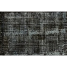Apex Halı El Dokuması Vintage Yün-Pamuk Siyah Halı 34783 199 x 302 cm