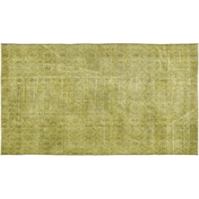 Apex Halı El Dokuması Vintage Yün-Pamuk Yeşil Halı 12506 146 x 259 cm