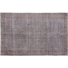 Apex Halı El Dokuması Vintage Yün-Pamuk Gri Halı 16535 161 x 254 cm