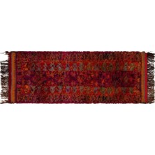 Apex Halı El Dokuması Vintage Yün-Pamuk Tülü Halı 33538 110 x 300 cm