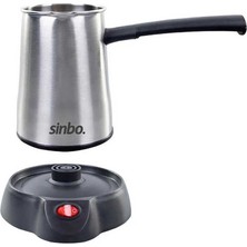 Sinbo Scm-2958 Kablosuz Kahve Makinesi Elektrikli Cezve 6 Fincan Kapasiteli Paslanmaz Çelik Inox Tasarım