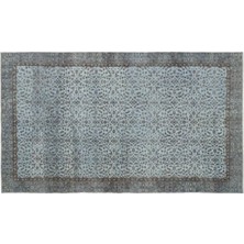 Apex Halı El Dokuması Vintage Yün-Pamuk Mavi Halı 19160 168 x 288 cm