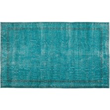 Apex Halı El Dokuması Vintage Yün-Pamuk Turkuaz Halı 15891 199 x 330 cm