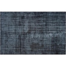 Apex Halı El Dokuması Vintage Yün-Pamuk Siyah Halı 29716 173 x 264 cm