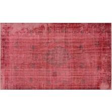 Apex Halı El Dokuması Vintage Yün-Pamuk Kırmızı Halı 24401 158 x 259 cm