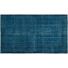 Apex Halı El Dokuması Vintage Yün-Pamuk Turkuaz Halı 17816 151 x 263 cm