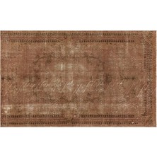 Apex Halı El Dokuması Vintage Yün-Pamuk Kahve Halı 36030 165 x 266 cm
