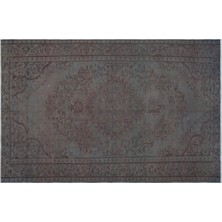 Apex Halı El Dokuması Vintage Yün-Pamuk Gri Halı 25691 170 x 264 cm