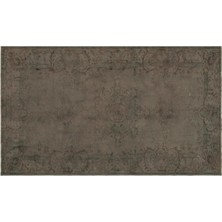 Apex Halı El Dokuması Vintage Yün-Pamuk Gri Halı 34306 167 x 281 cm