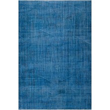 Apex Halı El Dokuma Vintage Halı Mavi 23892 185 cm x 280 cm