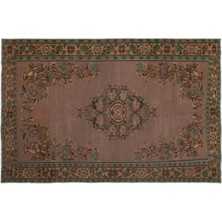 Apex Halı El Dokuması Vintage Yün-Pamuk Naturel Halı 18238 183 x 276 cm