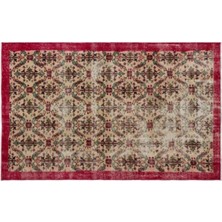Apex Halı El Dokuması Vintage Yün-Pamuk Naturel Halı 18338 160 x 260 cm