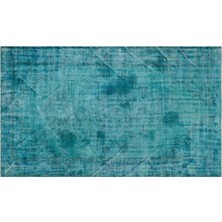 Apex Halı El Dokuması Vintage Yün-Pamuk Turkuaz Halı 29580 173 x 292 cm